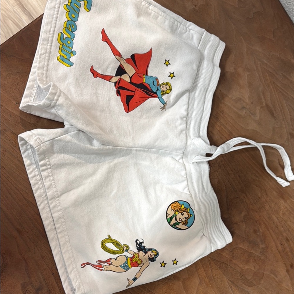 Justice League Wonder Woman Wonder Girl Shorts